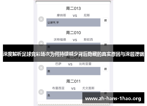 深度解析足球竞彩场次为何持续减少背后隐藏的真实原因与深层逻辑 深度解析足球竞彩场次为何持续减少背后隐藏的真实原因与深层逻辑